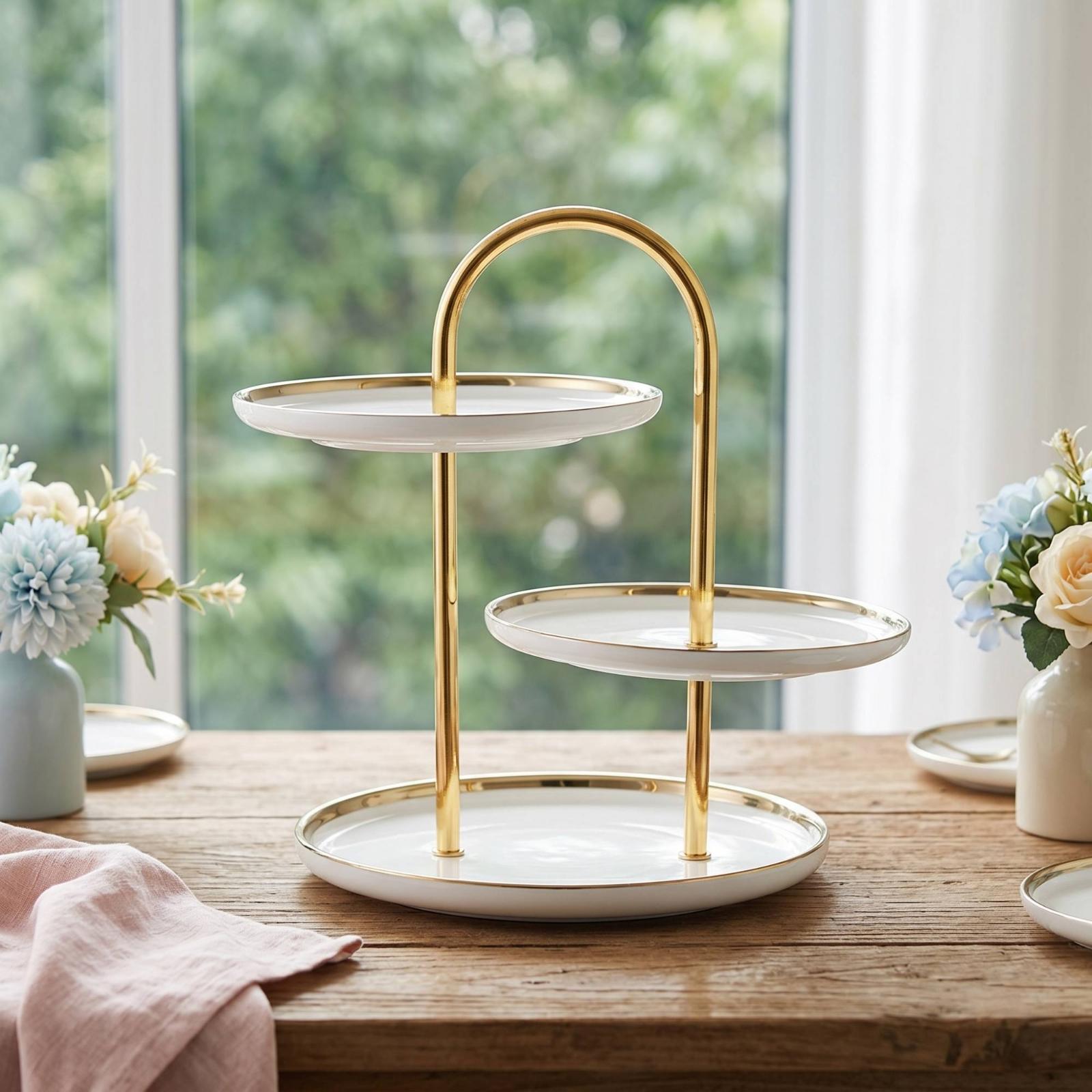 Cupcake Stand Tier - Set di Supporti a Più Livelli