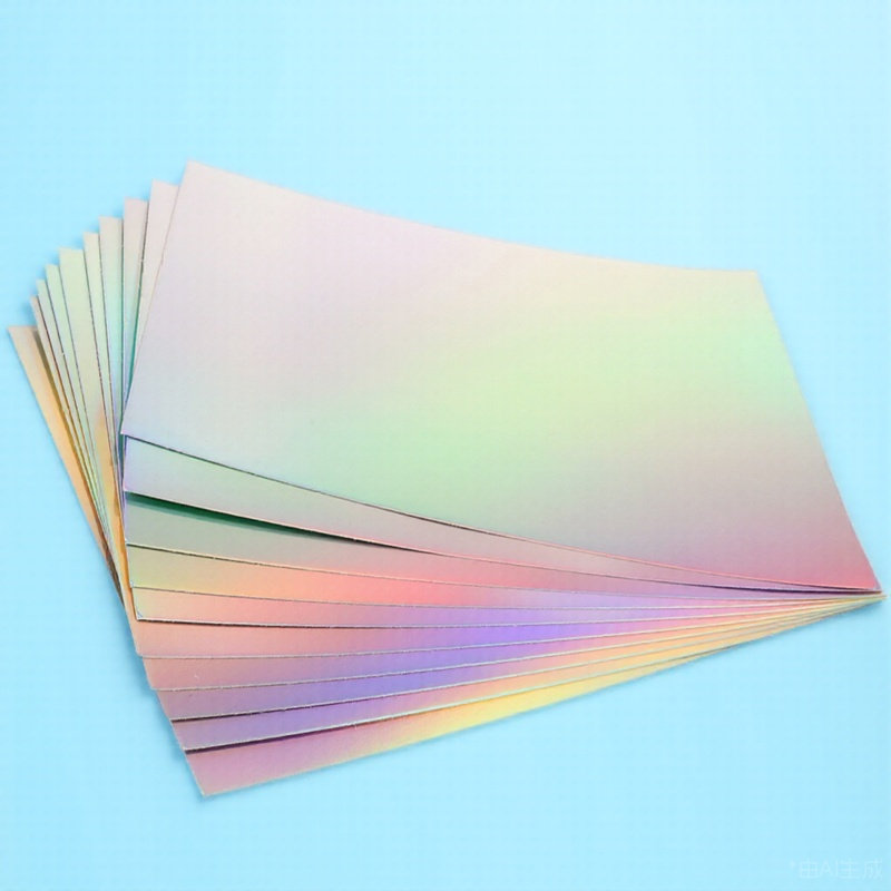 Papercraft Supply Invitation - 10 Fogli di Carta Laser Olografica